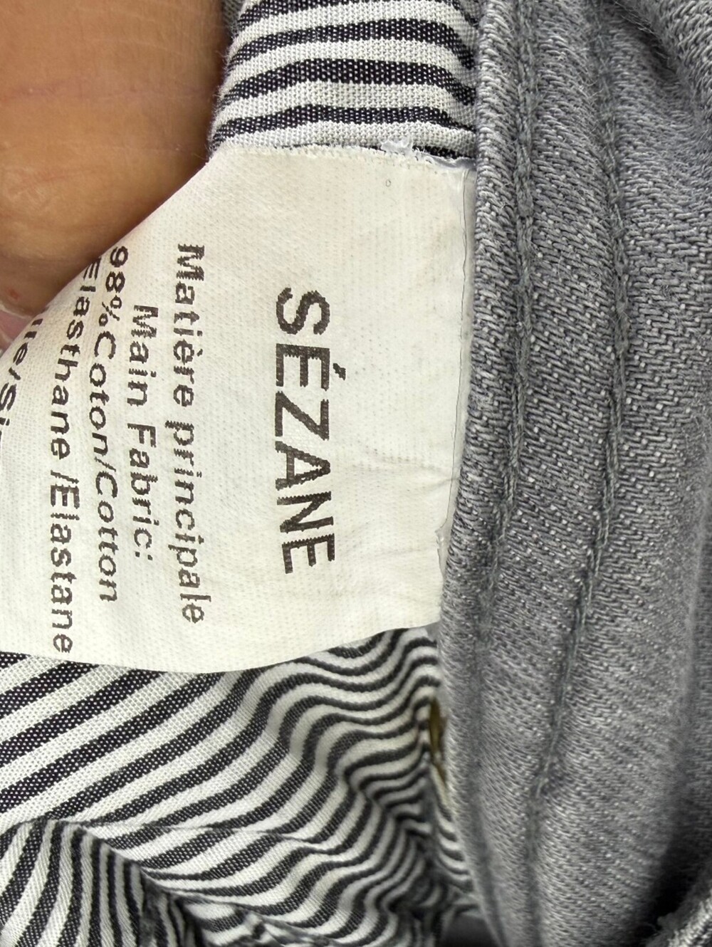 Sézane Women's Gray Mid-Rise Skinny Denim Jeans - Size - 31 - Picture 9 of 9